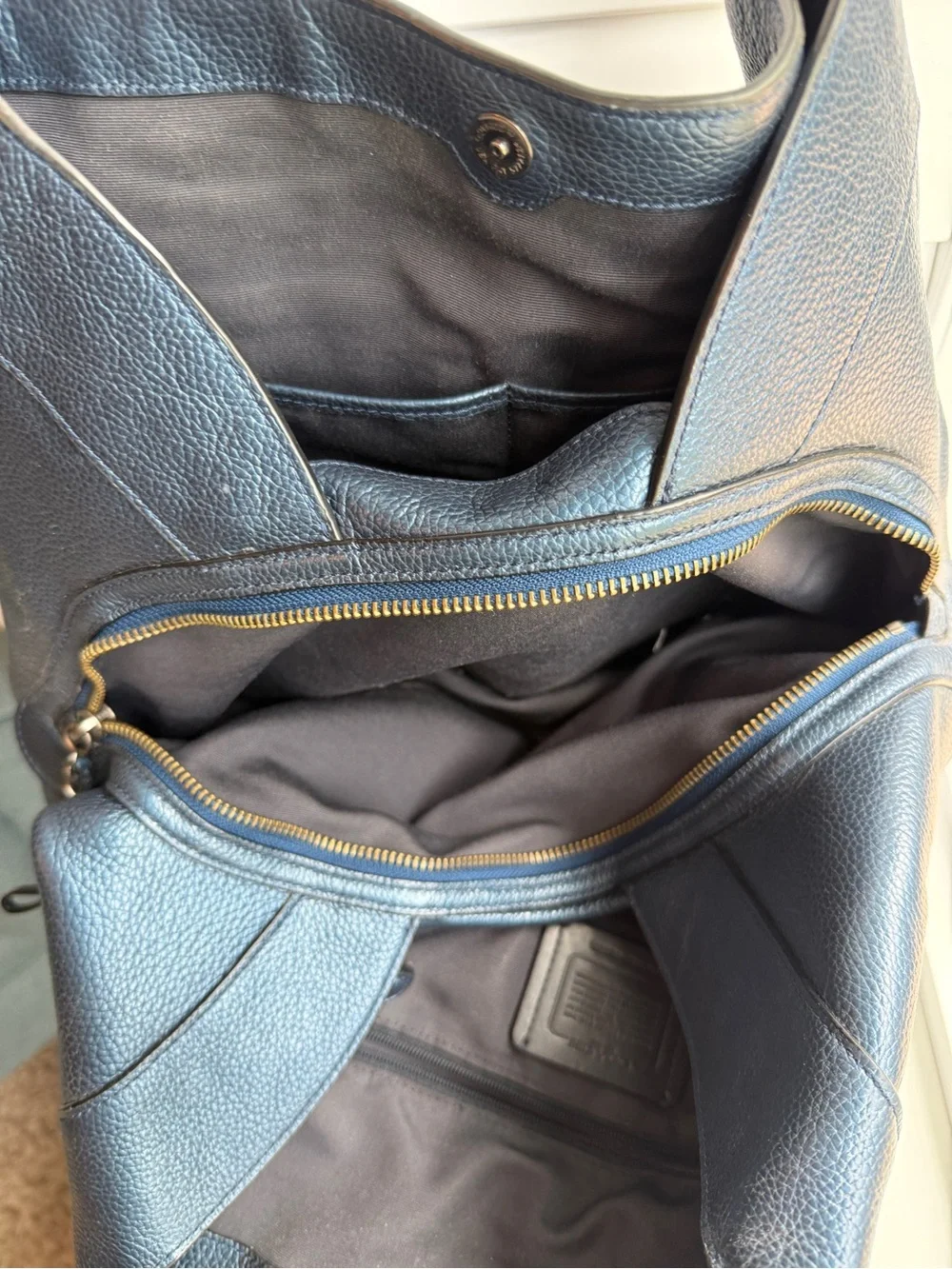 Coach slightly metallic